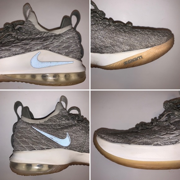 Nike LeBron XV 15 Low Light Bone Athletic Shoes - Picture 7 of 14